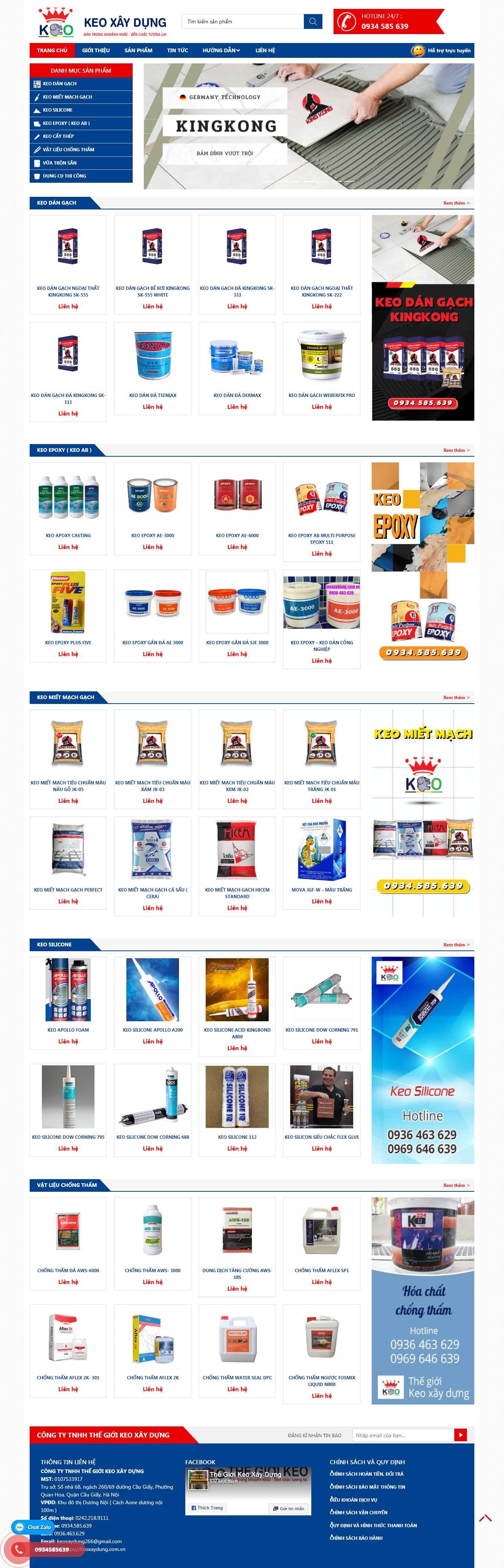 Thiết kế Website Web Đồng Nai - keoxaydungcomvn