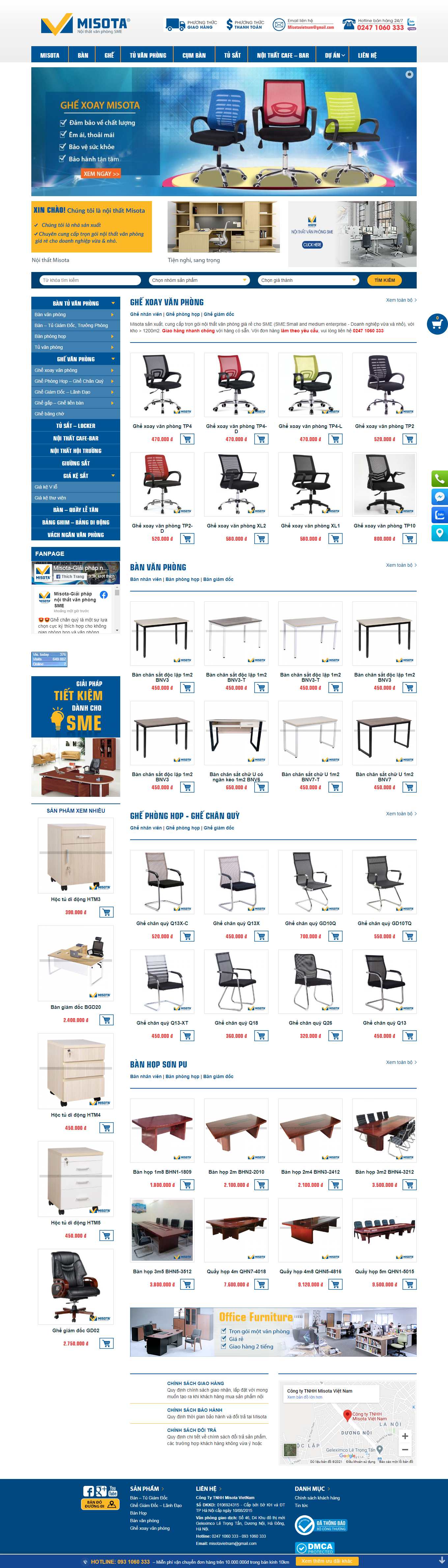 [maylambanhmi] Thiết kế Website Web Đồng Tháp - noithatvanphongsmecom