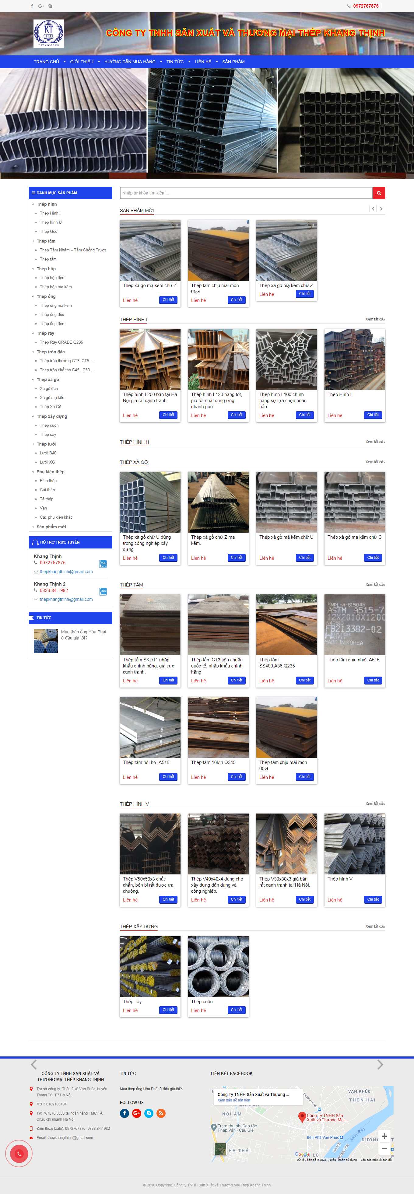 [maylambanhmi] Thiết kế Website Web Đồng Tháp - thepkhangthinhcom