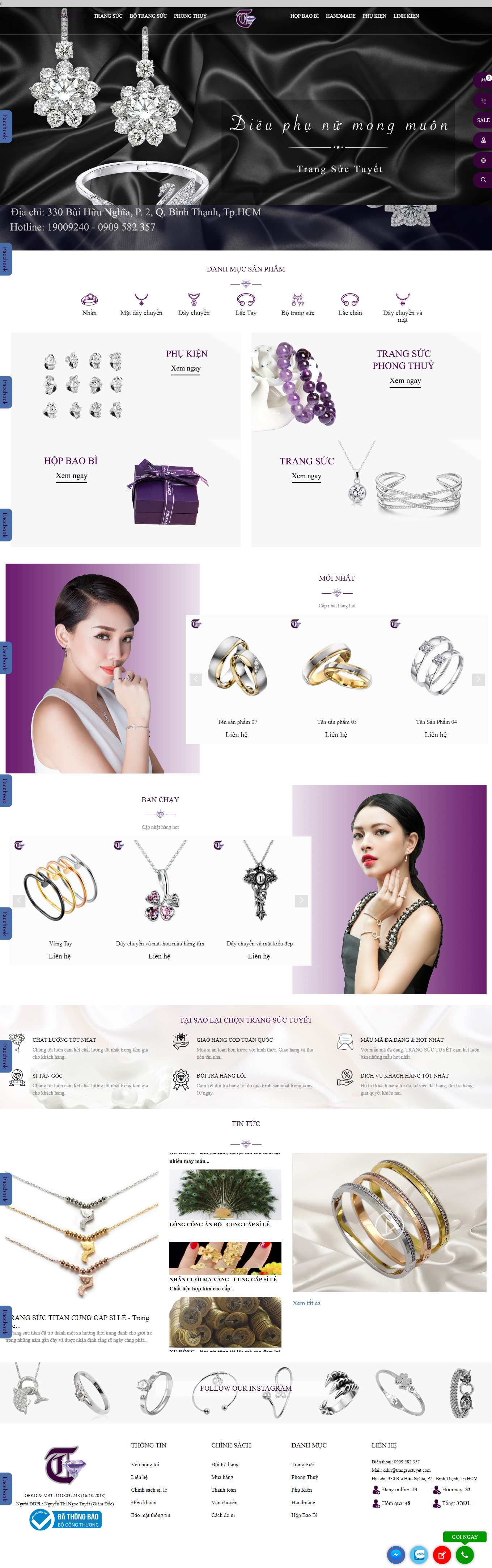 [baobitvah] Thiết kế Website Web Điện Biên - trangsuctuyetcom