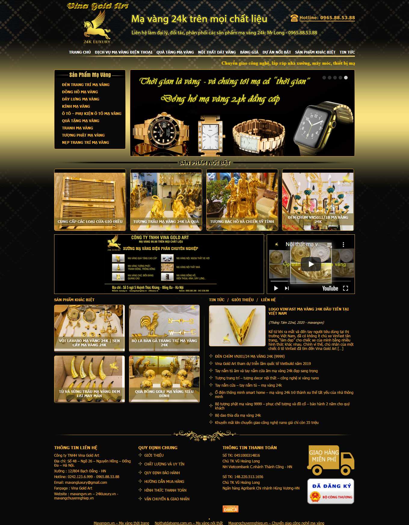 [dogohungoanh] Thiết kế Website Web Hà Tĩnh - mavangvnvn