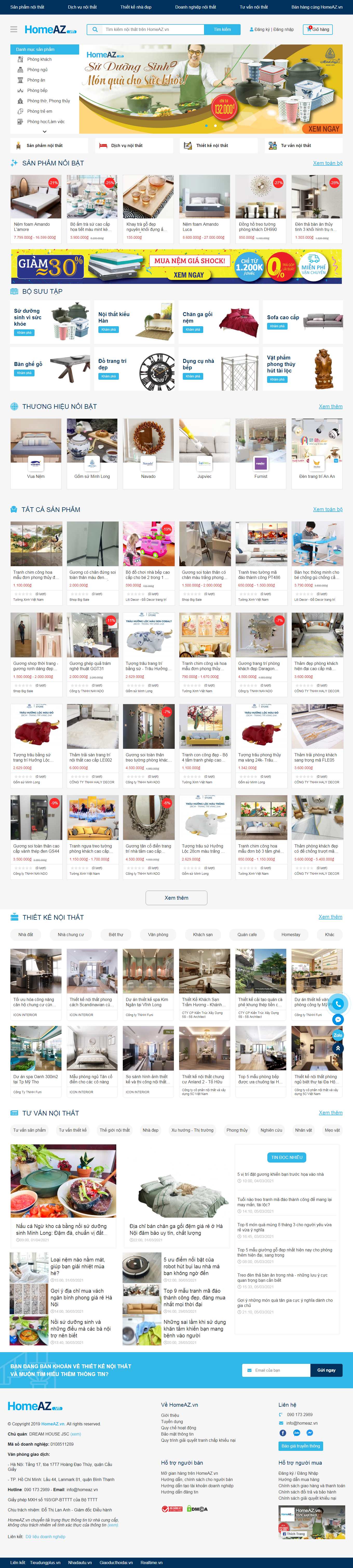 Thiết kế Website Web Long An - homeazvn