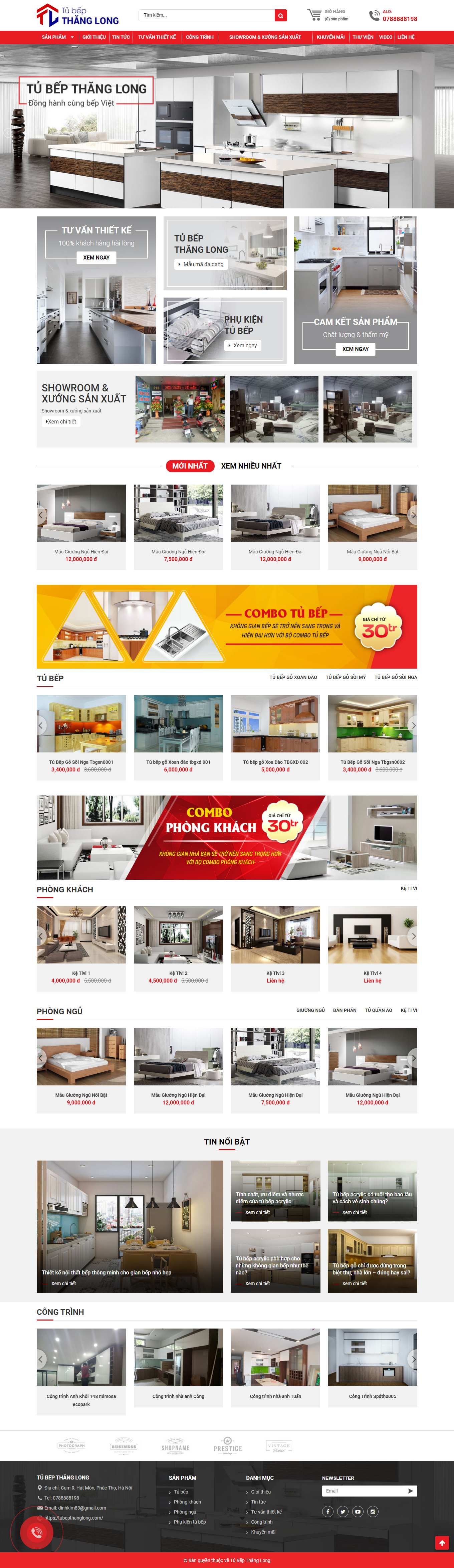 [sieuthida] Thiết kế Website Web Nam Định - tubepthanglongcom