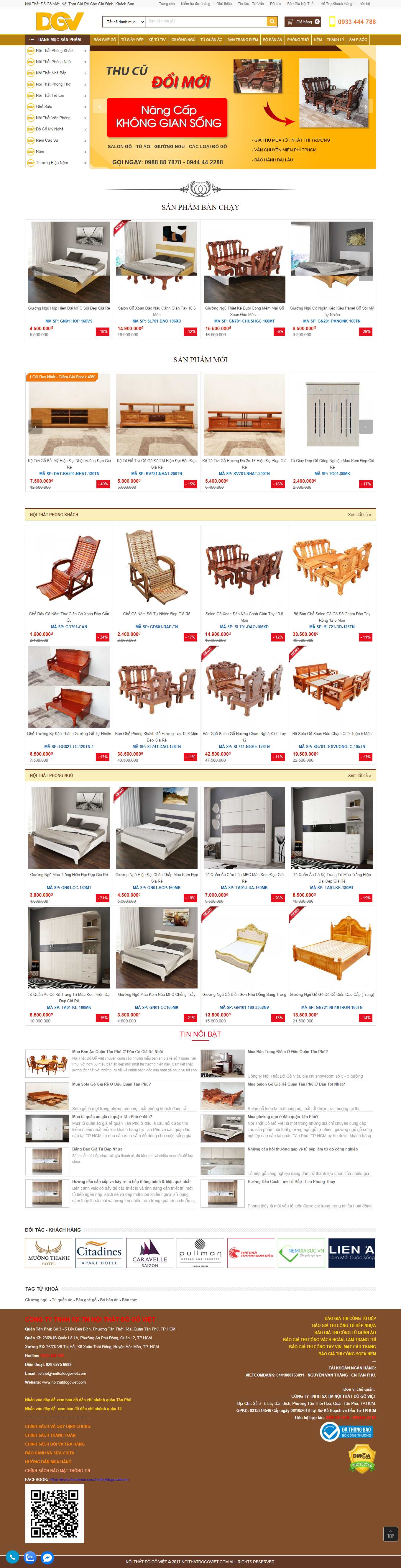 [dulichsinhcafe] Thiết kế Website Web Ninh Bình - noithatdogovietcom