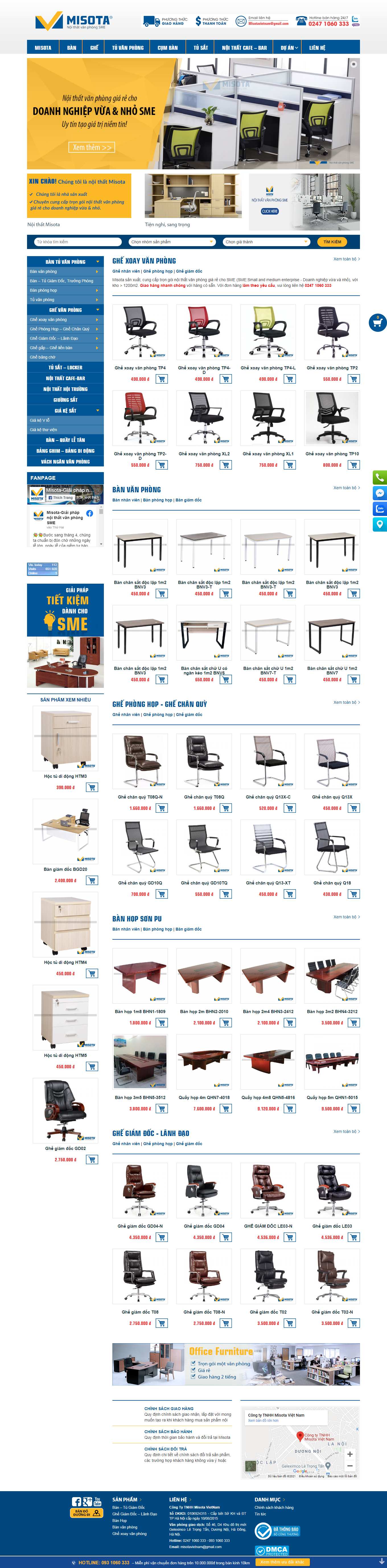Thiết kế Website Web Phú Yên - noithatvanphongsmecom