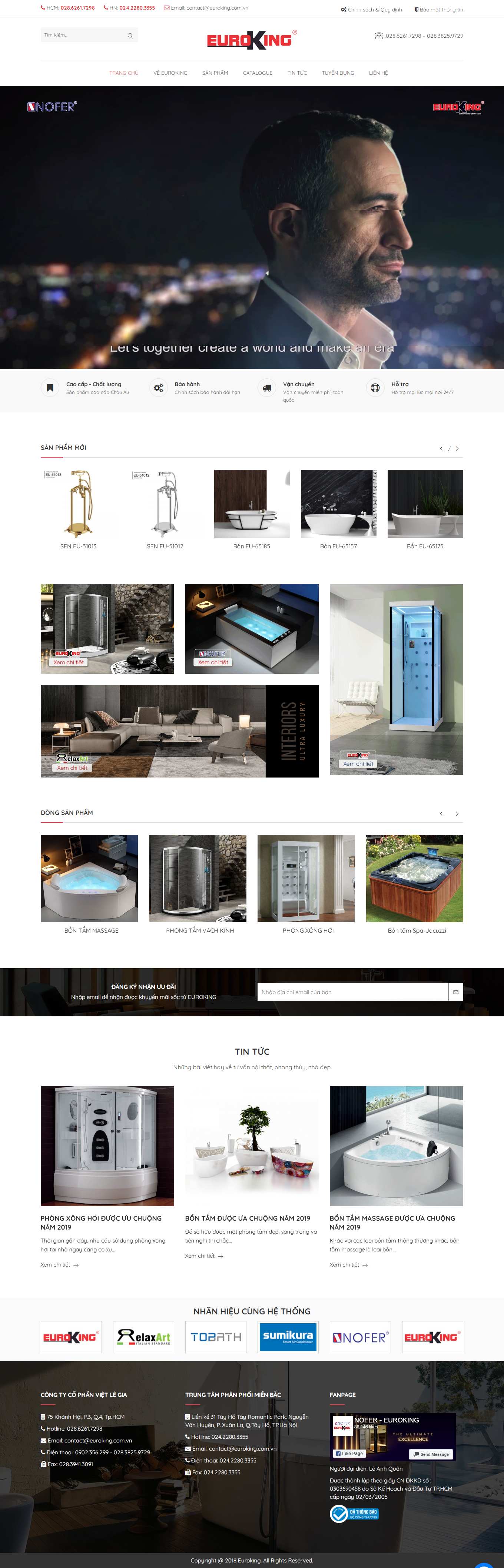 Thiết kế Website Web Phú Yên - eurokingcomvn