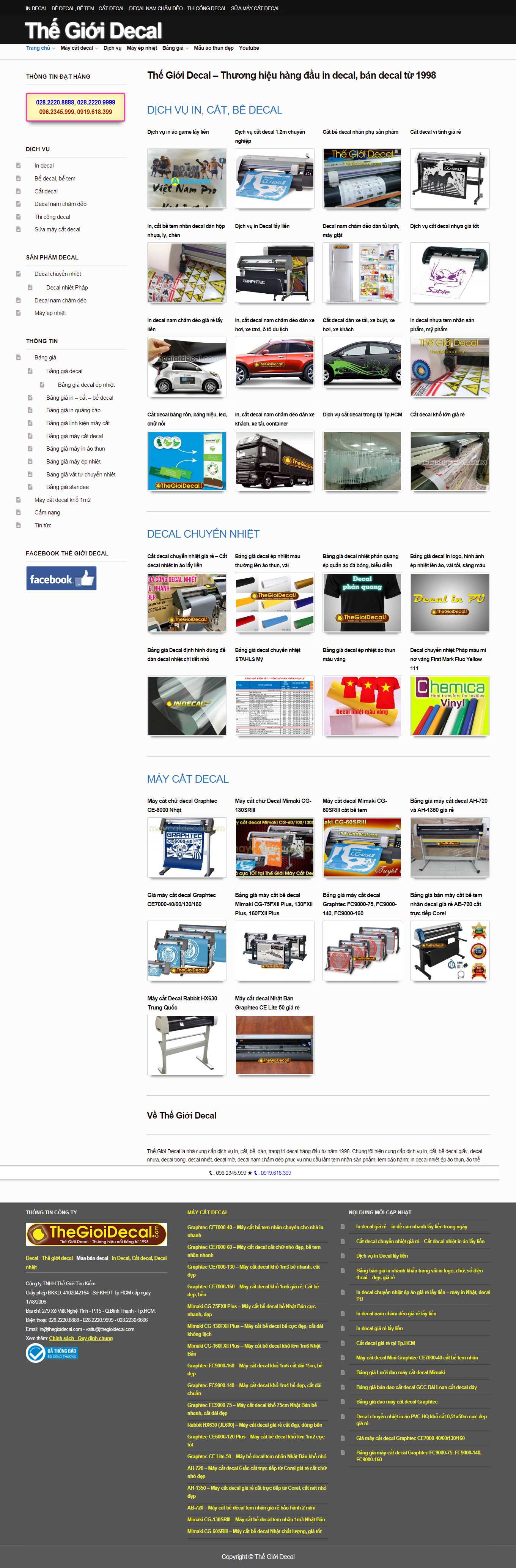 Thiết kế Website Web Quảng Bình - thegioidecalcom