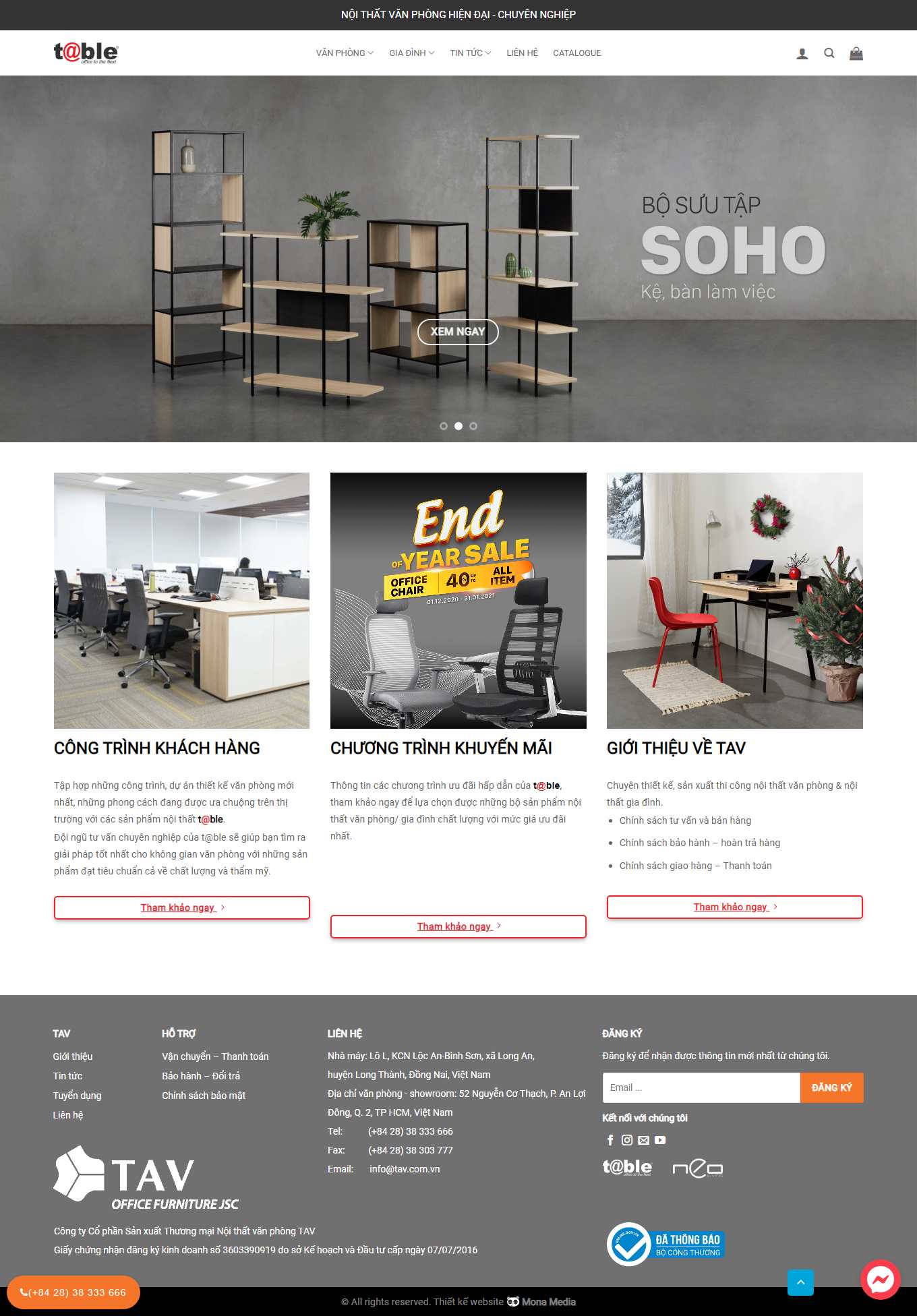 Thiết kế Website Web Quảng Bình - tavcomvn