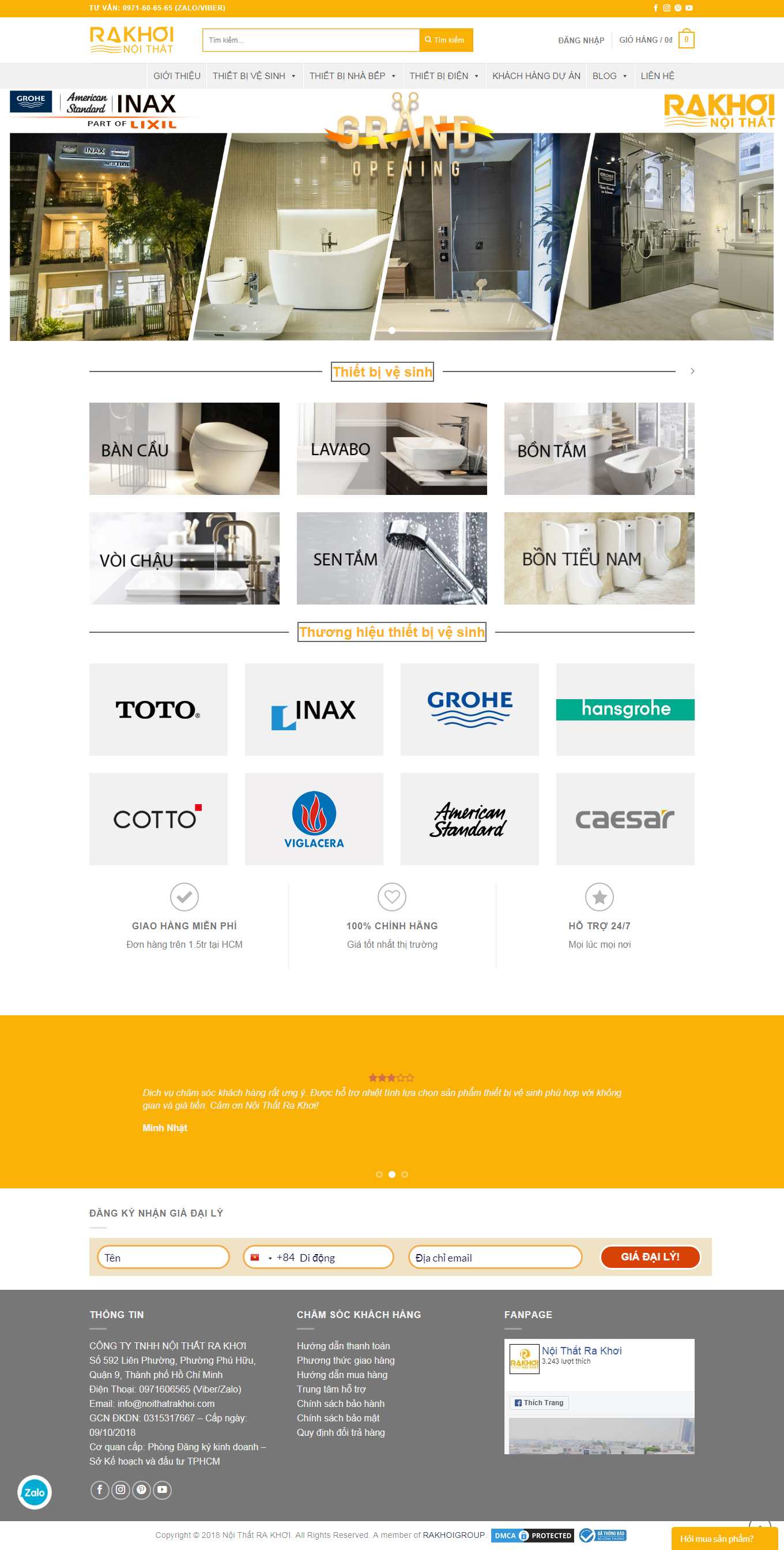 Thiết kế Website Web Quảng Bình - noithatrakhoicom