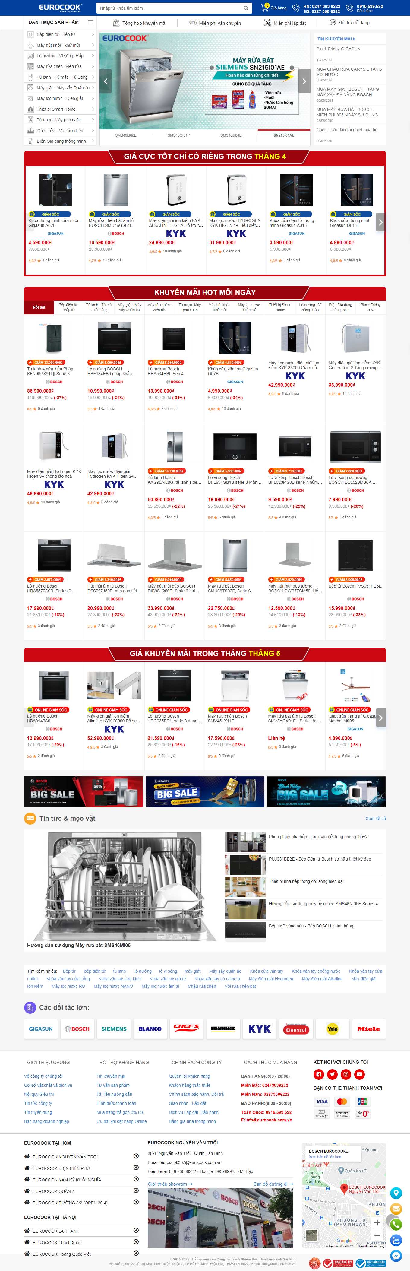 Thiết kế Website Web Quảng Trị - eurocookcomvn