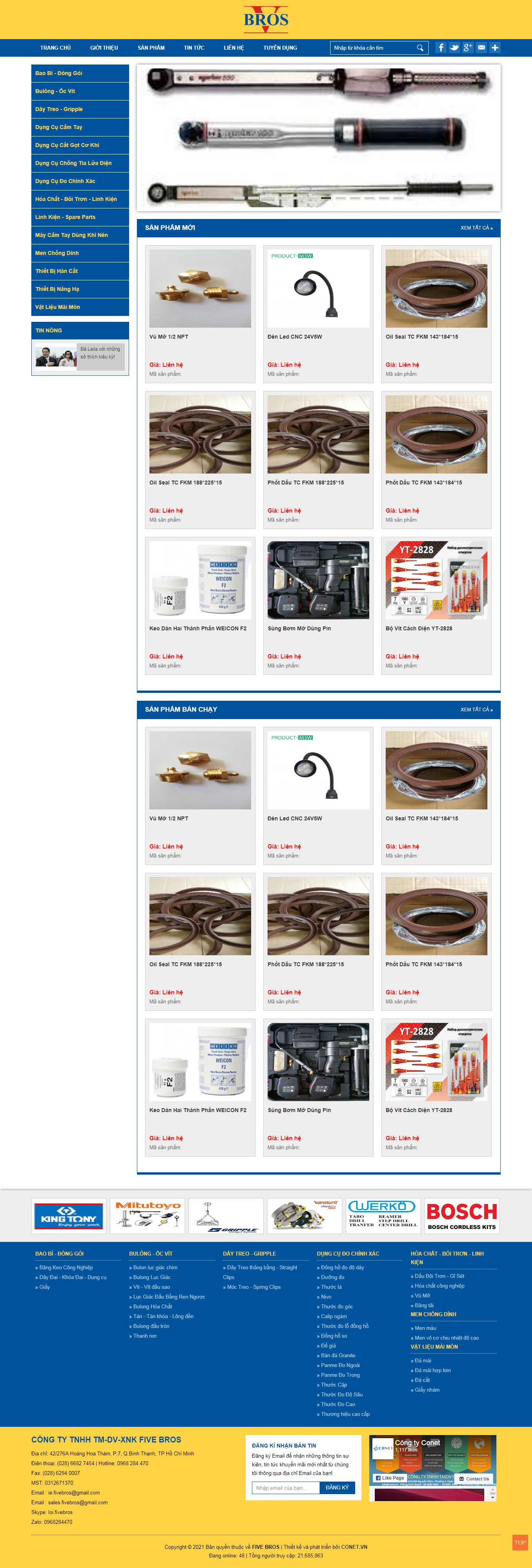 Thiết kế Website Web Quảng Trị - fivebrosvn