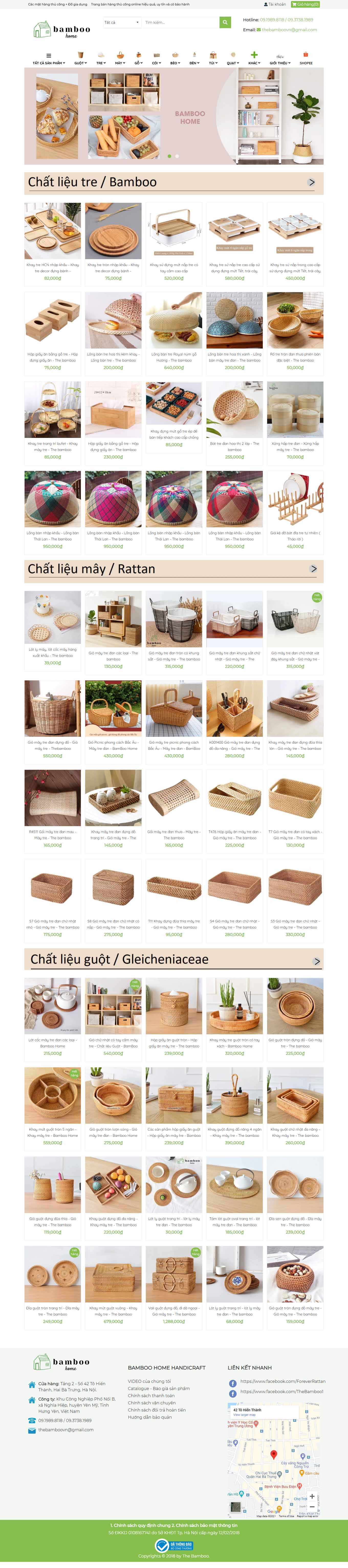 Thiết kế Website Web Quảng Trị - wwwthebamboovn