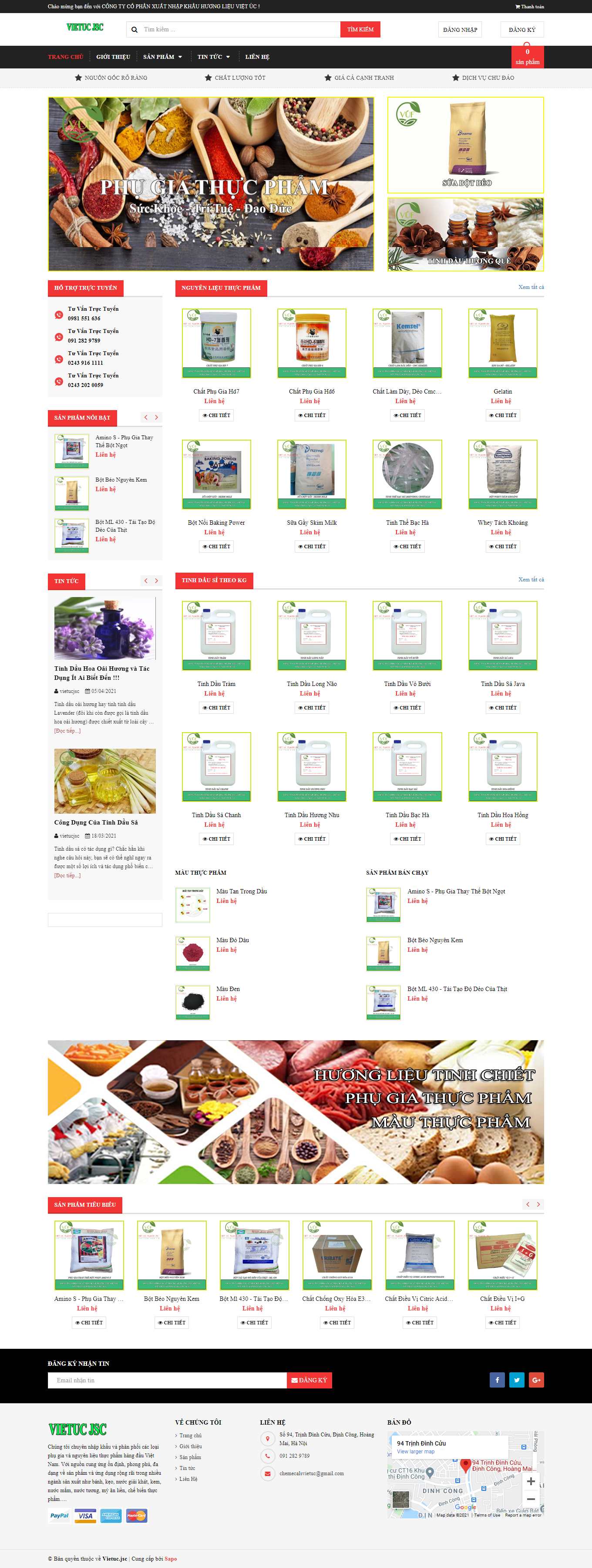 Thiết kế Website Web Sóc Trăng - vietucjsccom