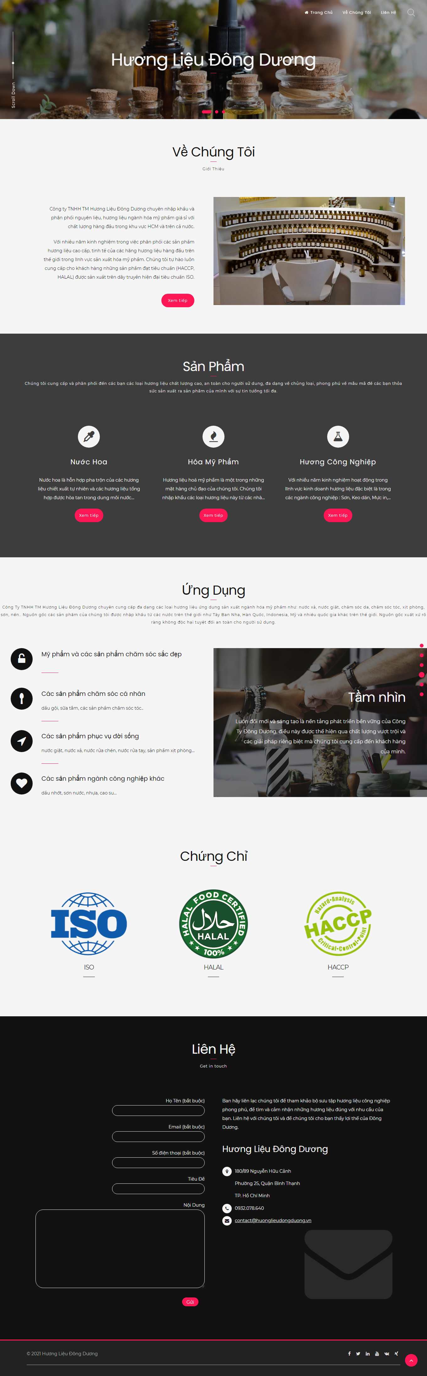 Thiết kế Website Web Sóc Trăng - wwwhuonglieudongduongvn
