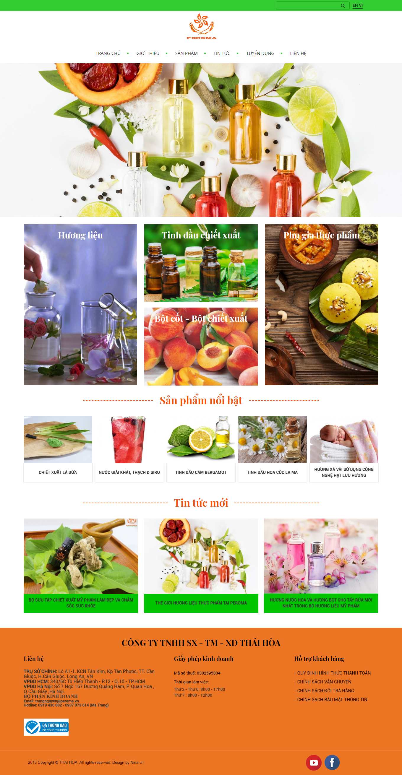 Thiết kế Website Web Sóc Trăng - wwwperomavn