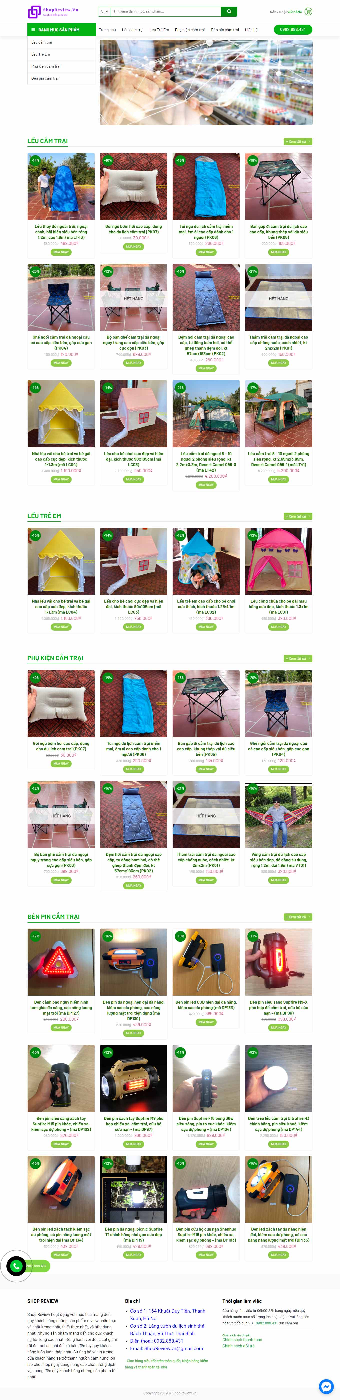 [phumyexpress] Thiết kế Website Web Thái Bình - shopreviewvn