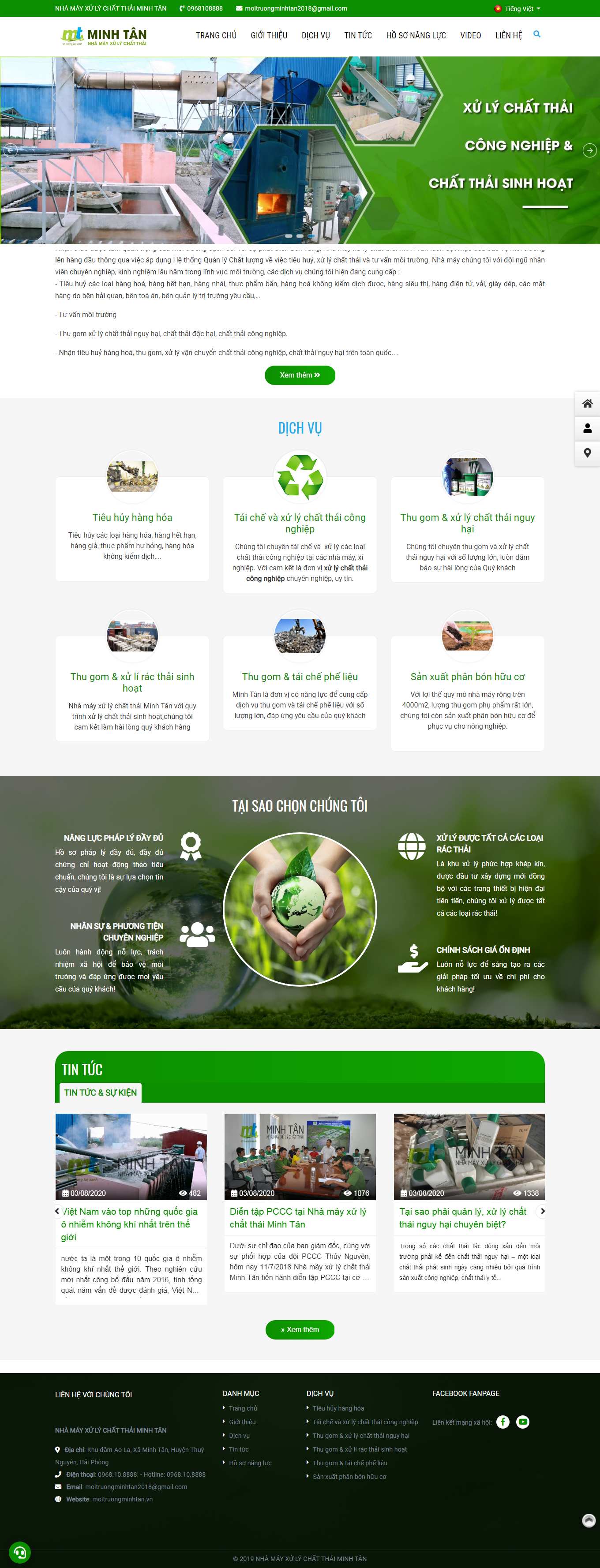 [inngocviet] Thiết kế Website Web Tiền Giang - wwwmoitruongminhtanvn