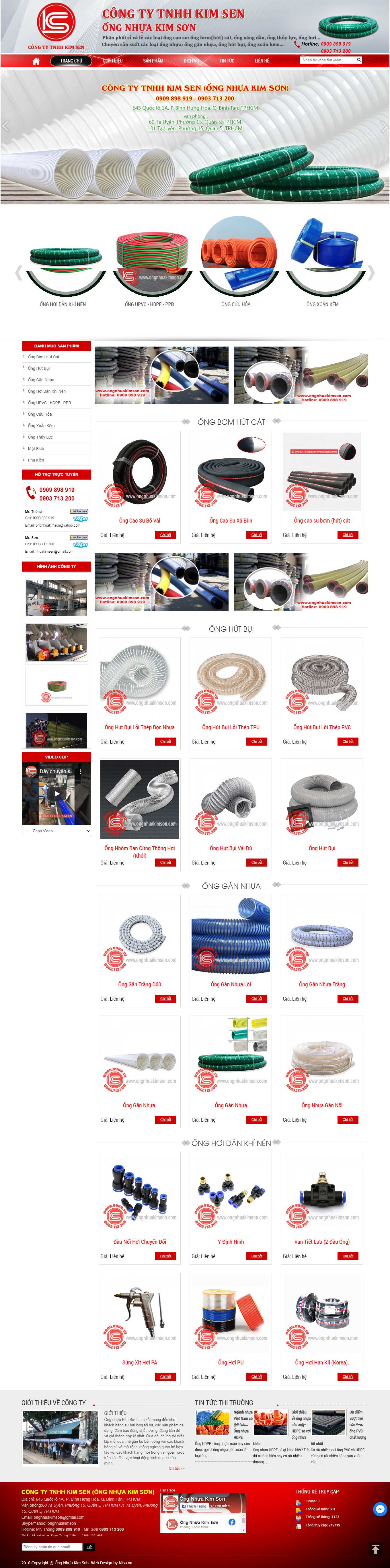 Thiết kế Website Web Tuyên Quang - ongnhuakimsoncom
