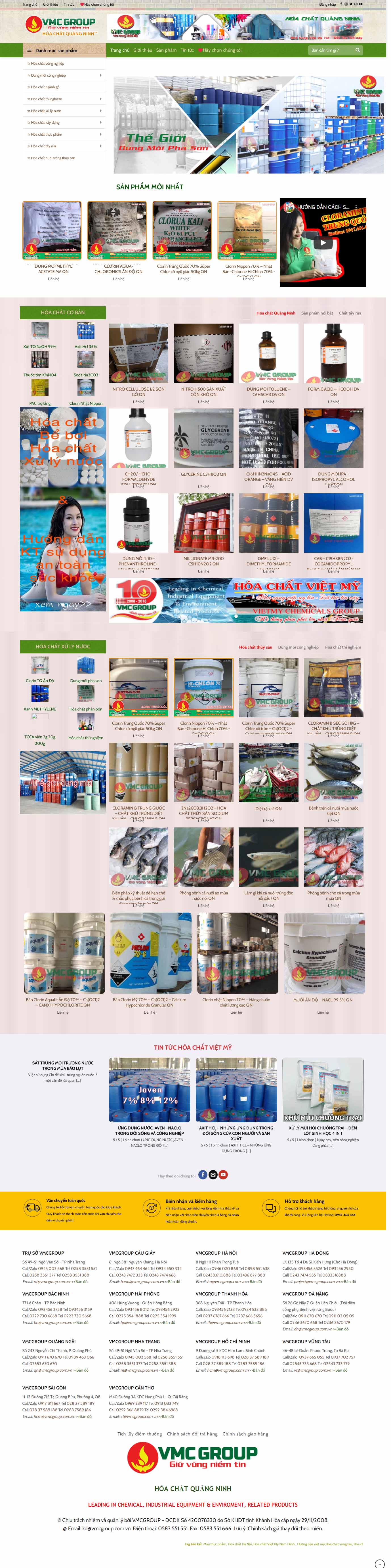 [tracogroup] Thiết kế Website Web Vĩnh Phúc - hoachatquangninhcom