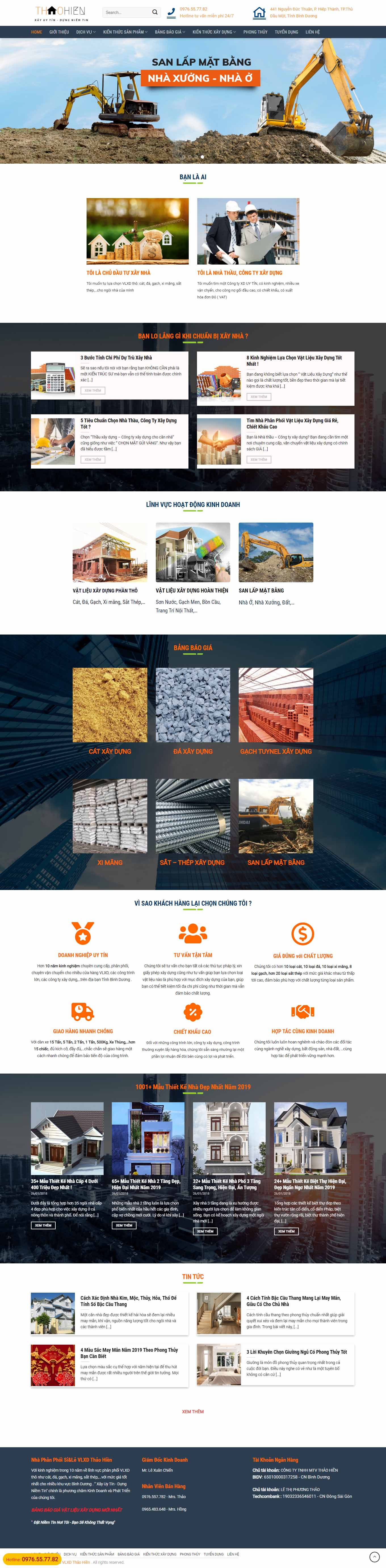 [tracogroup] Thiết kế Website Web Vĩnh Phúc - vlxdthaohiencom