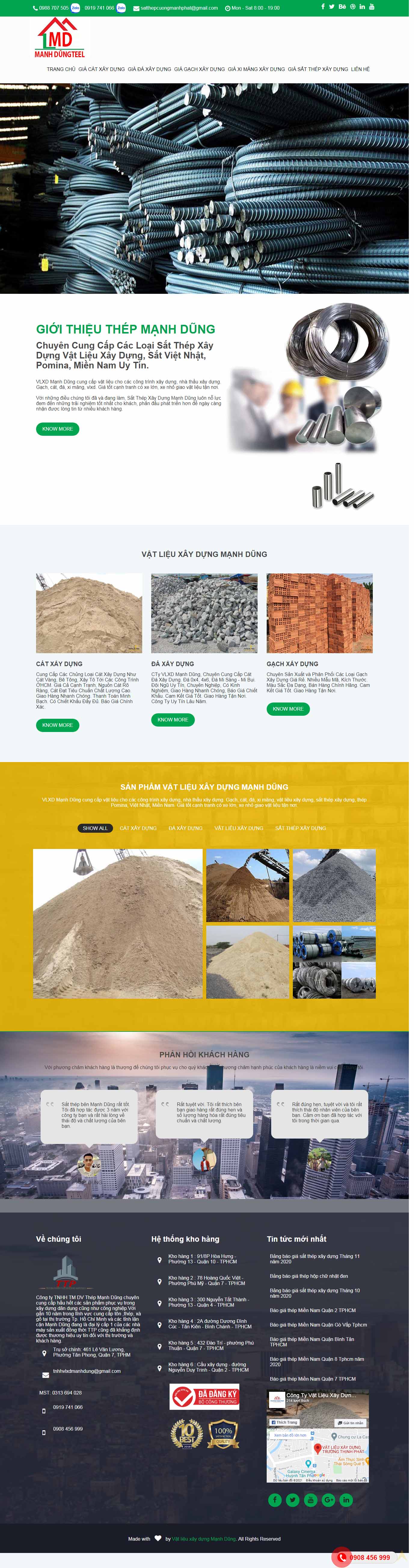 [tracogroup] Thiết kế Website Web Vĩnh Phúc - vlxdtruongthinhphatcom