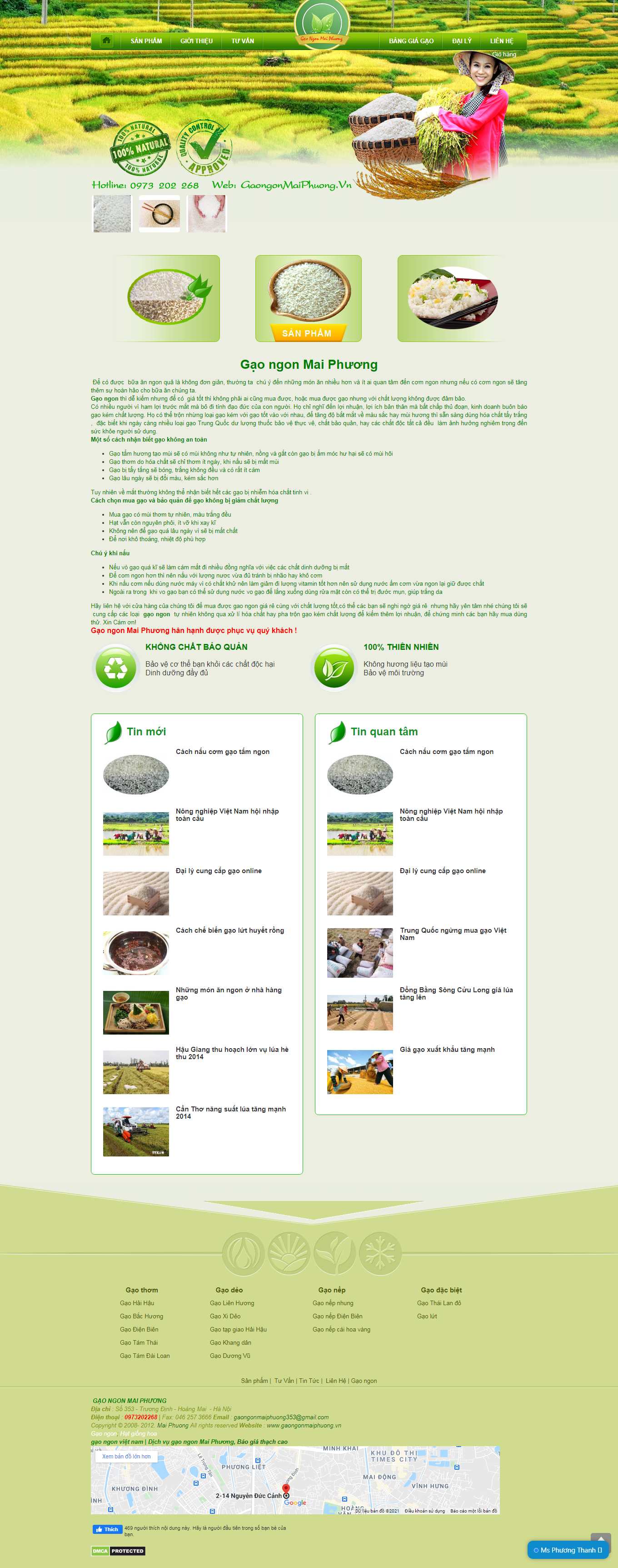 [thienhoaco] Thiết kế Website Web Quận 1 - gaongonmaiphuongvn