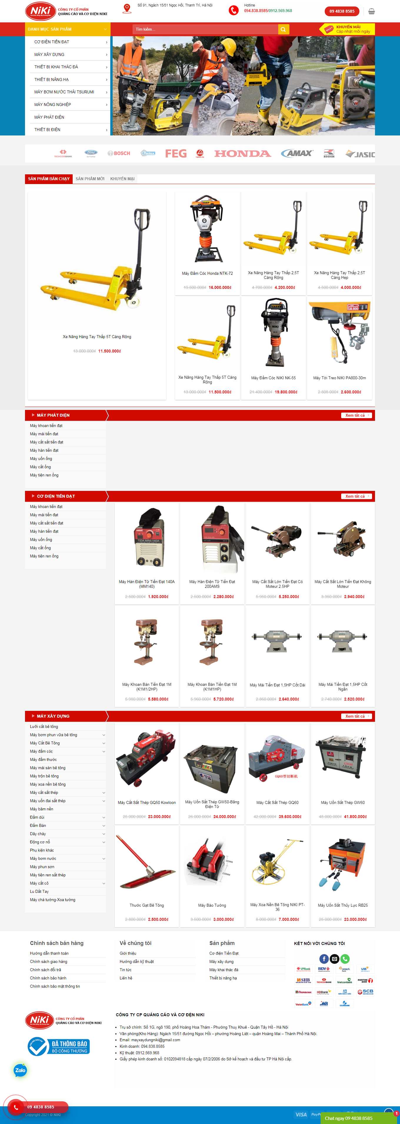 [sieuthinhanong] Thiết kế Website Web Quận 2 - nikivn