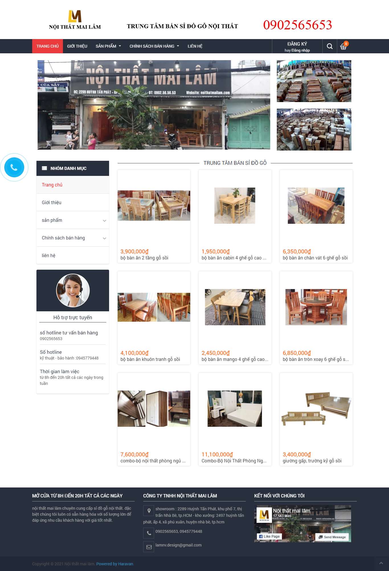 [sieuthinhanong] Thiết kế Website Web Quận 2 - noithatmailamcom