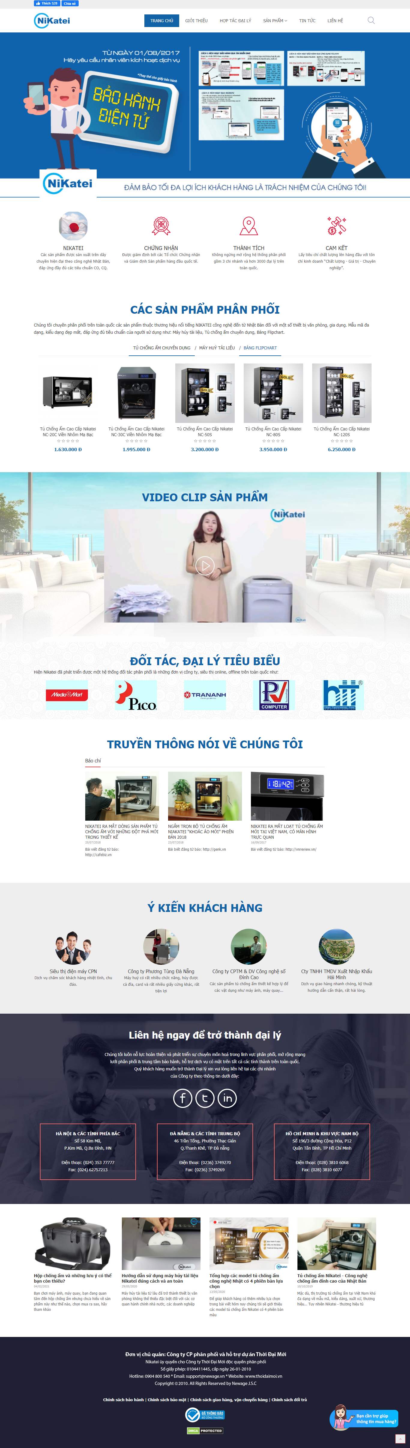 [sieuthinhanong] Thiết kế Website Web Quận 2 - nikateicomvn