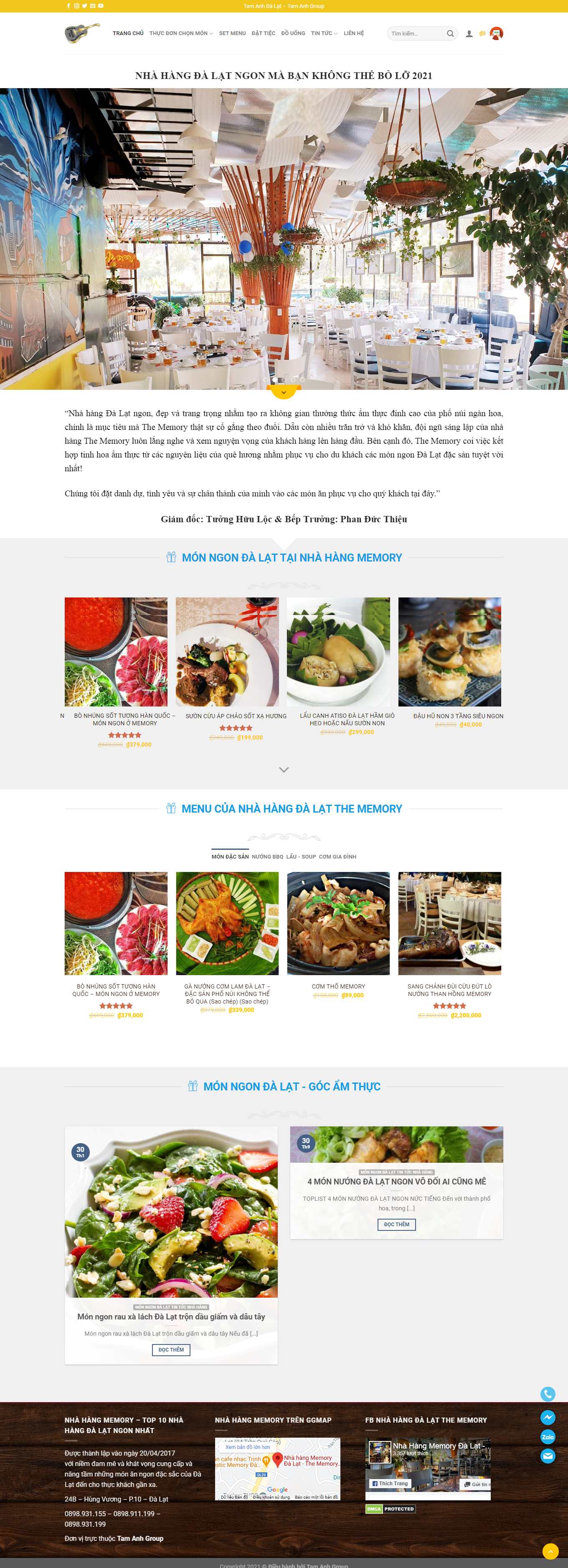 [handmadeartstudios] Thiết kế Website Web Quận 3 - nhahangdalatinfo