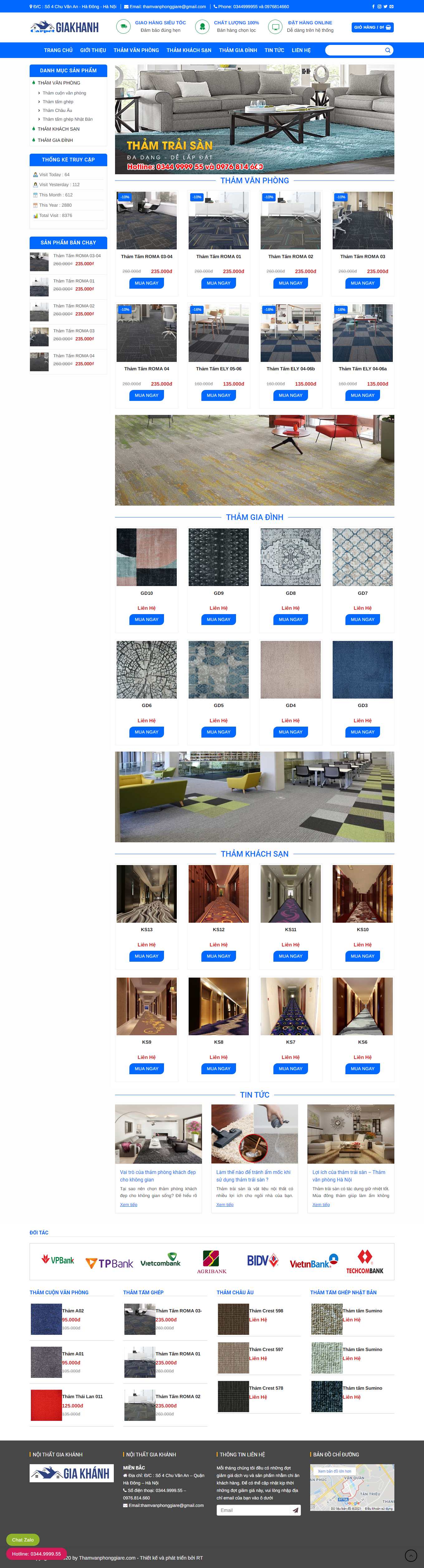 [tinmoi] Thiết kế Website Web Quận 6 - thamvanphonggiarecom