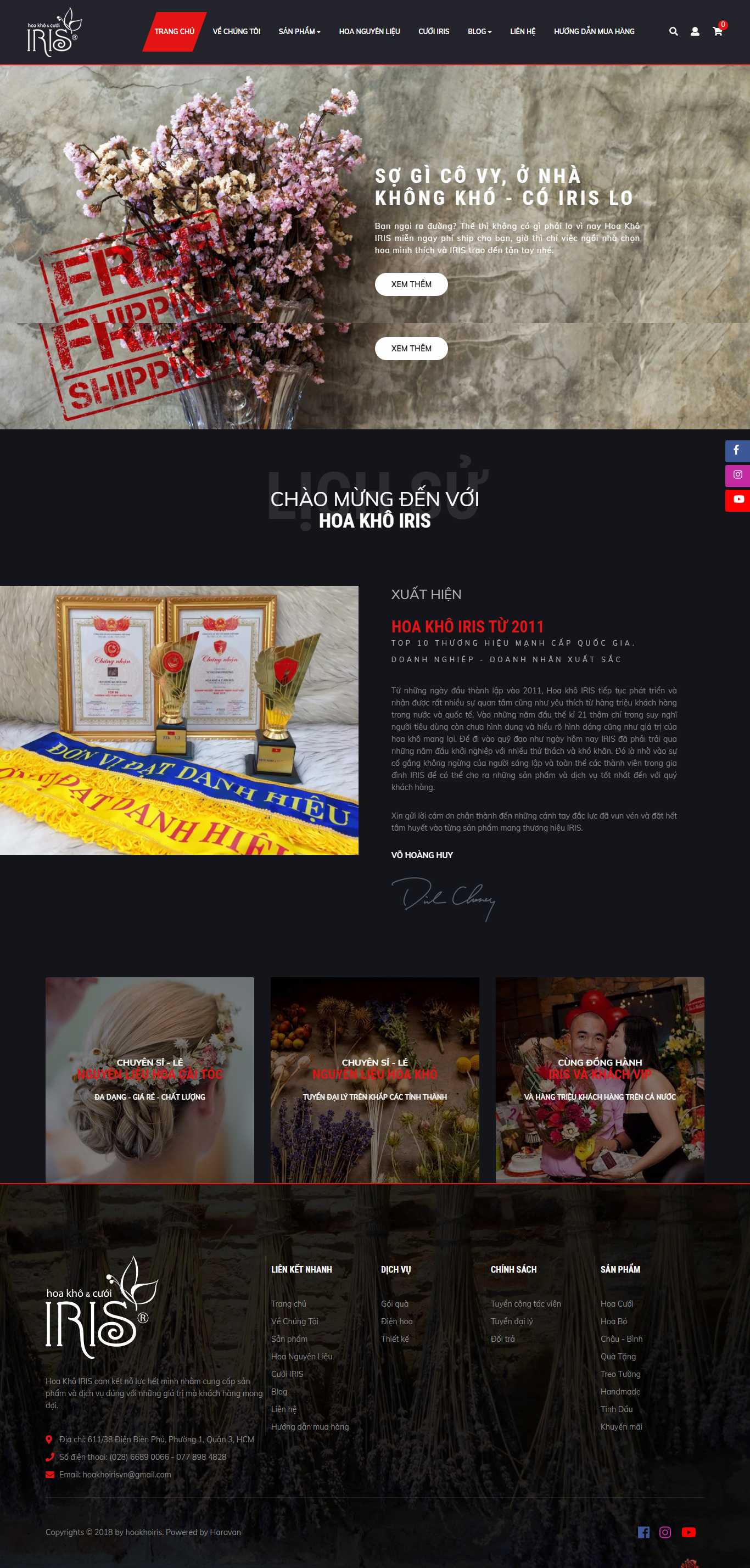 [cuuhoxemay24h] Thiết kế Website Web Quận 7 - hoakhoiriscom