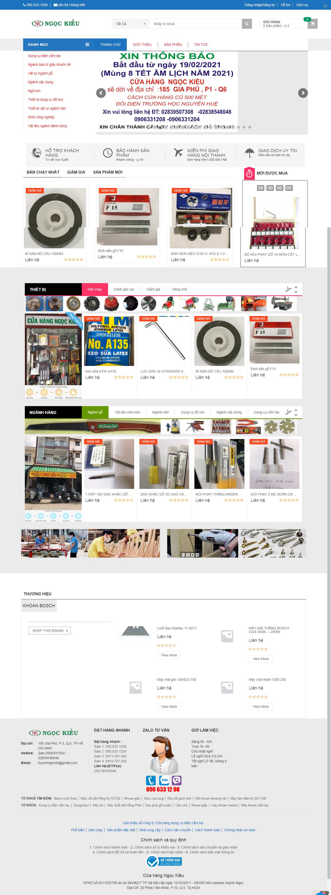 [sam] Thiết kế Website Web Quận 8 - ngockieucomvn