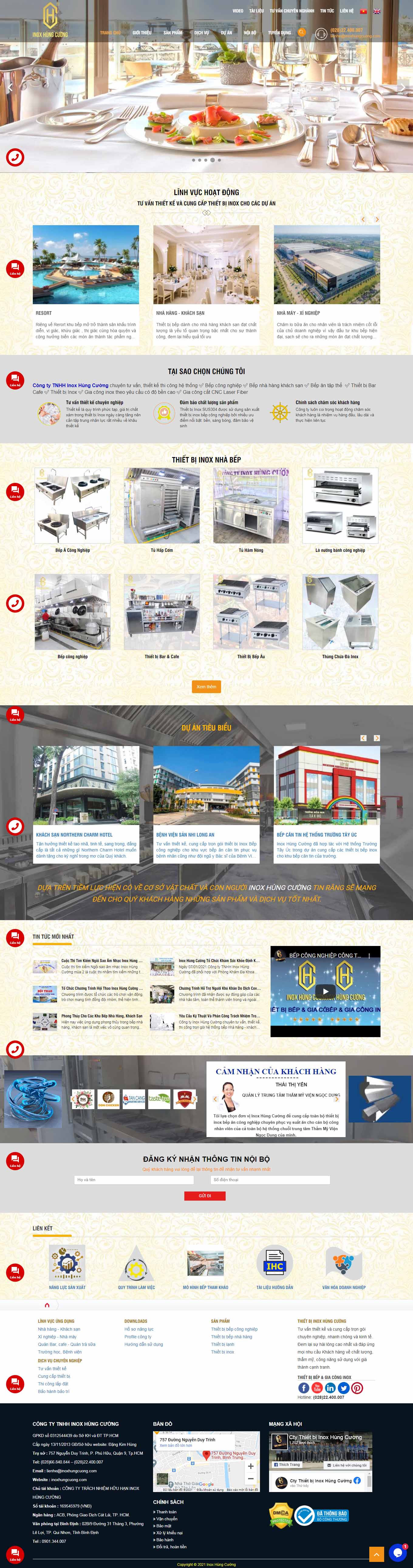 [mayin3d] Thiết kế Website Web Quận 11 - inoxhungcuongcom