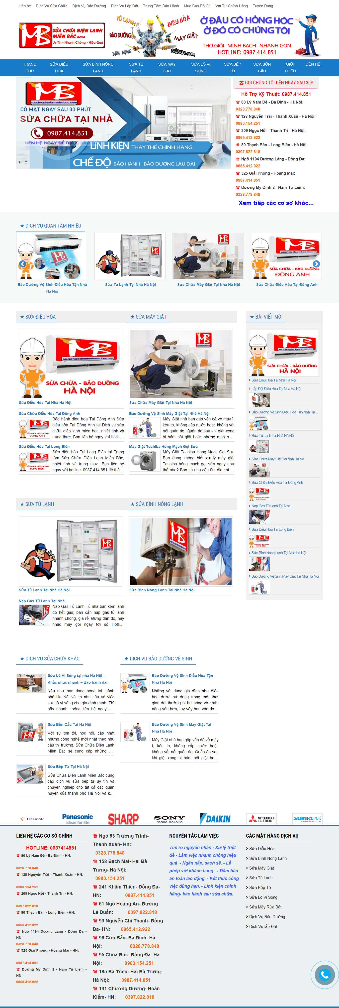 [3d-smartsolutions] Thiết kế Website Web Quận 12 - suachuadienlanhmienbaccom