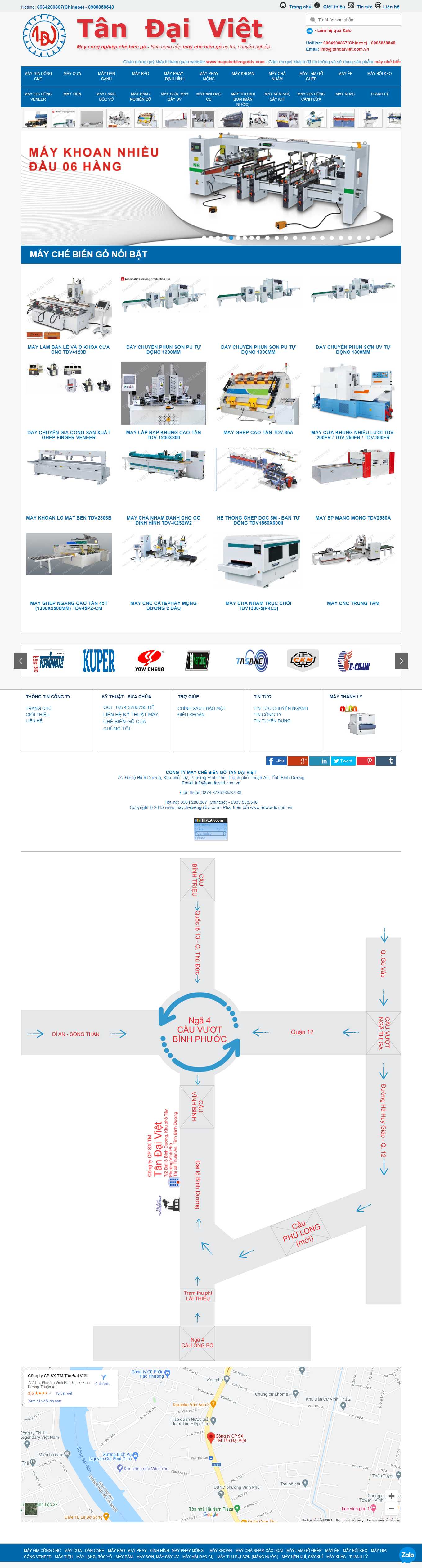 Thiết kế Website Web quận Bình Thạnh - wwwmaychebiengotdvcom