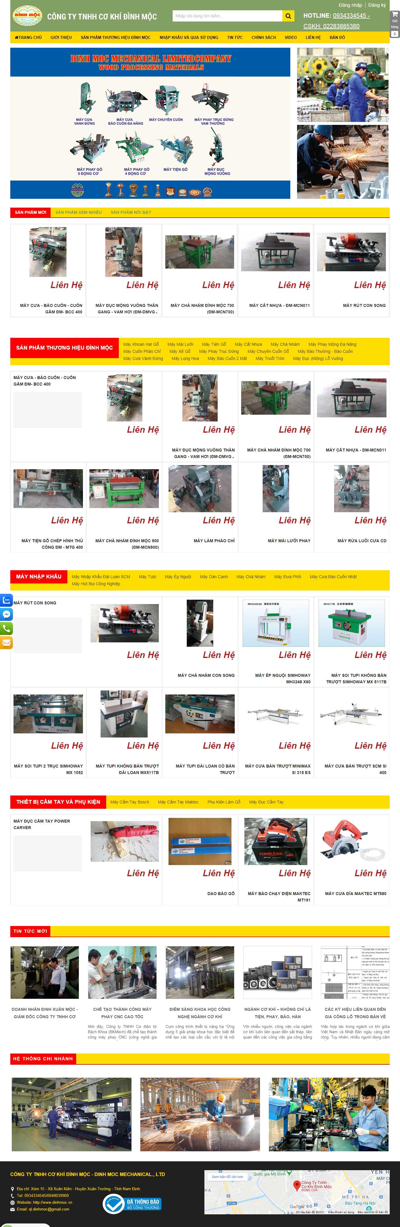 Thiết kế Website Web quận Bình Thạnh - dinhmocvn