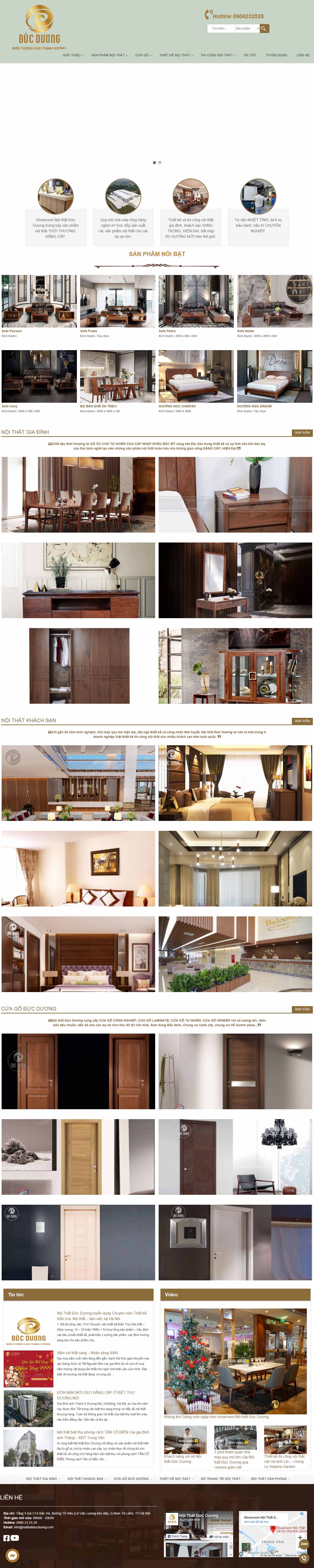 Thiết kế Website Web quận Tân Bình - noithatducduongcom