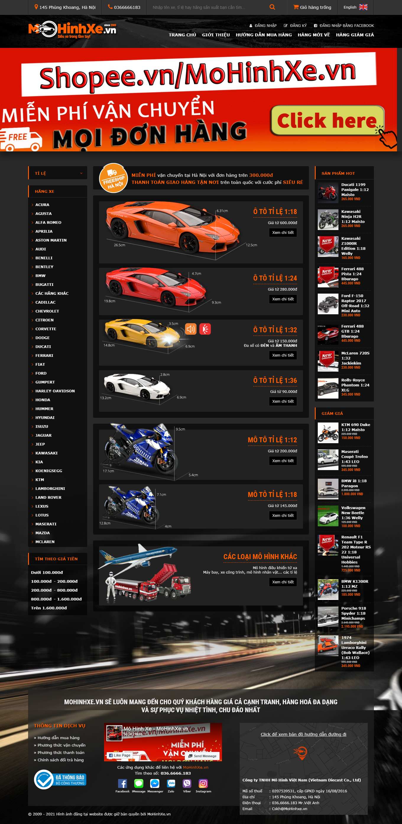 Thiết kế Website Web quận Tân Bình - mohinhxevn