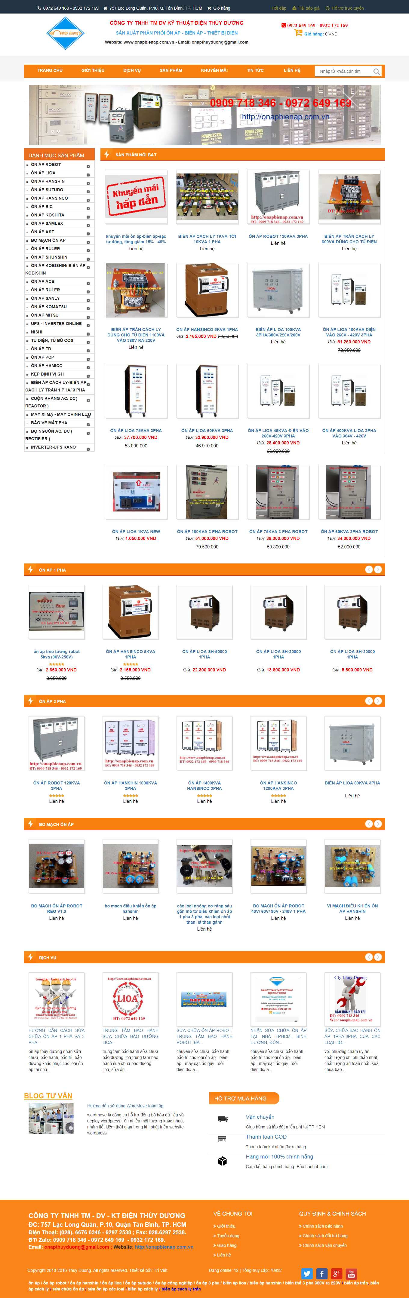 Thiết kế Website Web quận Tân Bình - wwwonapbienapcomvn