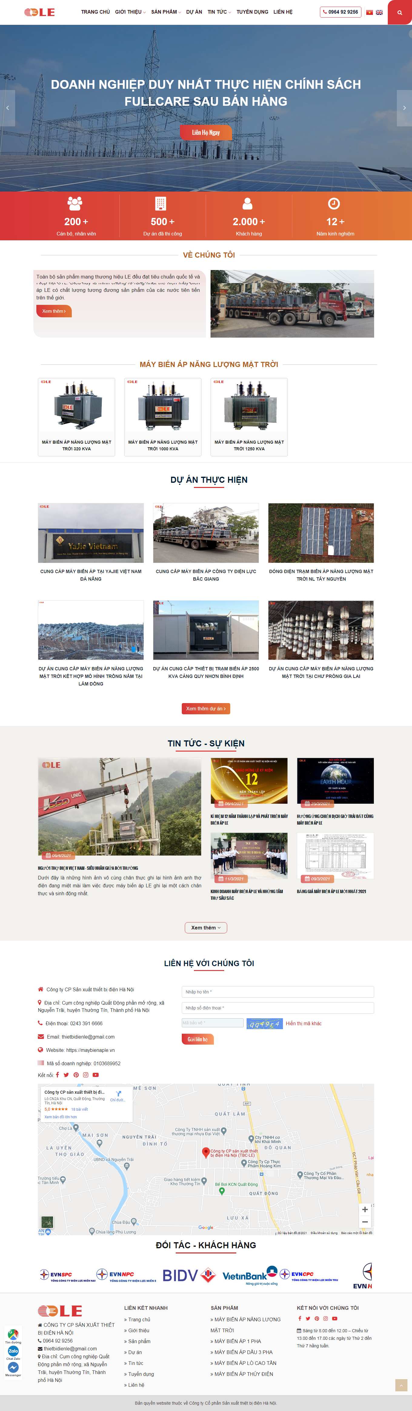 Thiết kế Website Web quận Tân Bình - maybienaplevn