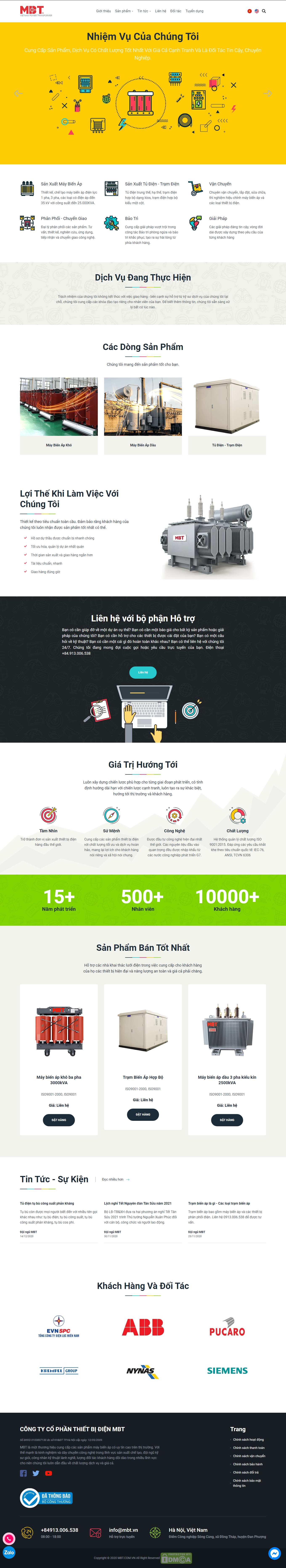 Thiết kế Website Web quận Tân Bình - mbtcomvn