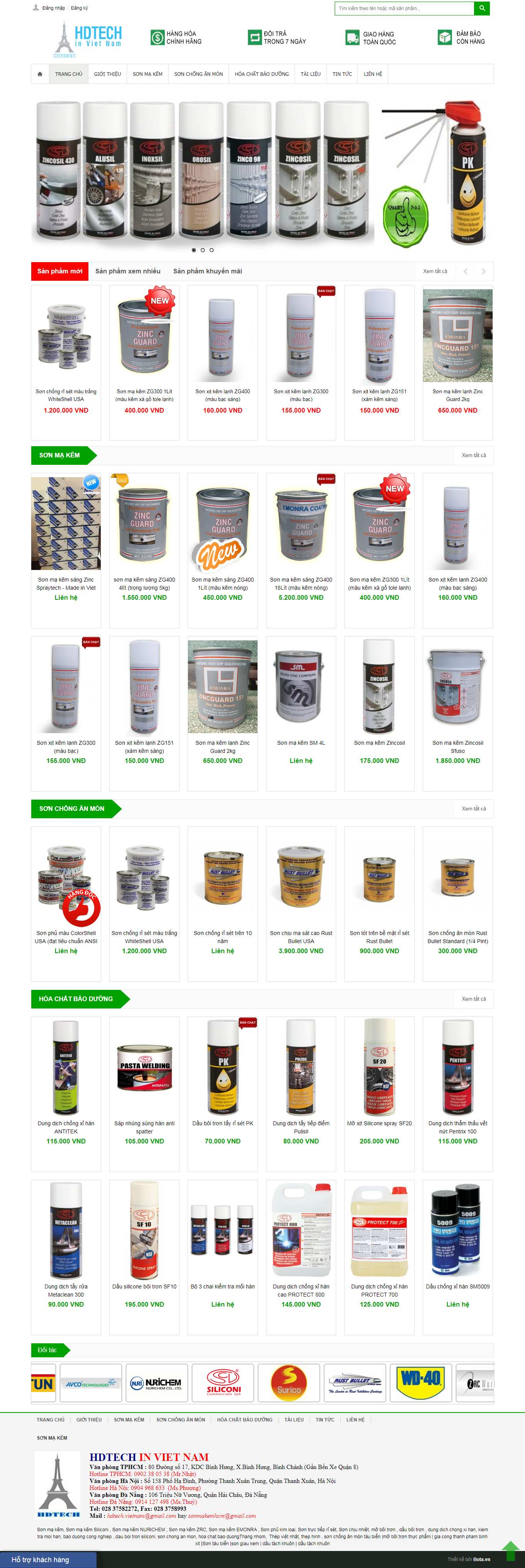 Thiết kế Website Web quận Tân Phú - sonmakemvn