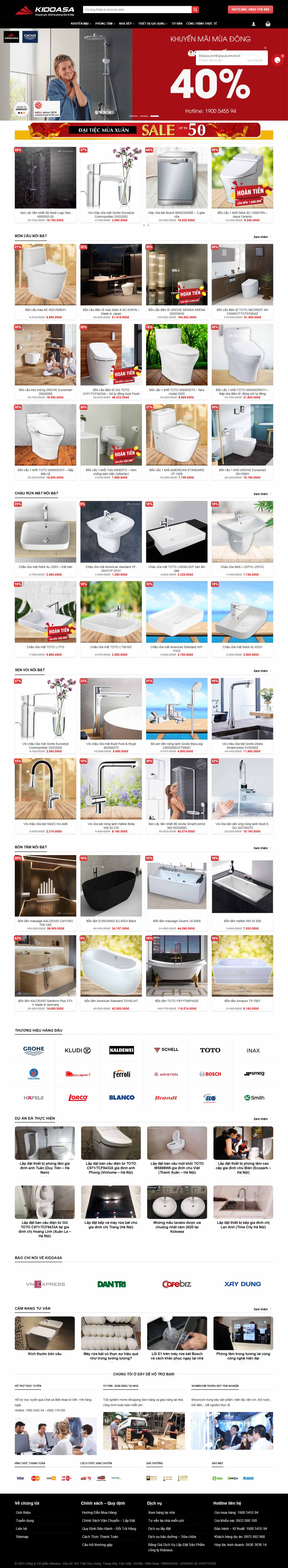 Thiết kế Website Web quận Tân Phú - kidoasacom