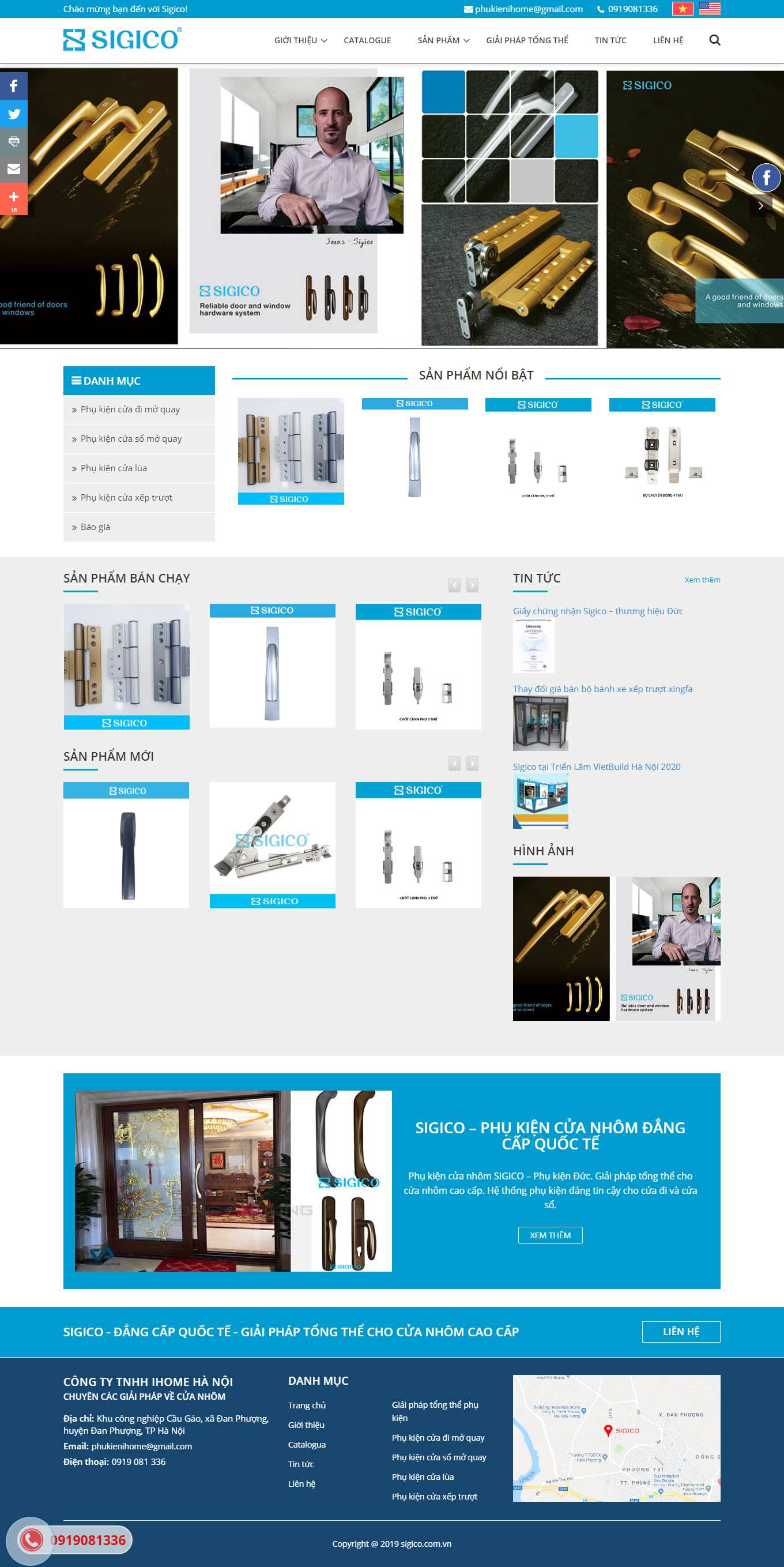 Thiết kế Website Web quận Tân Phú - sigicocomvn