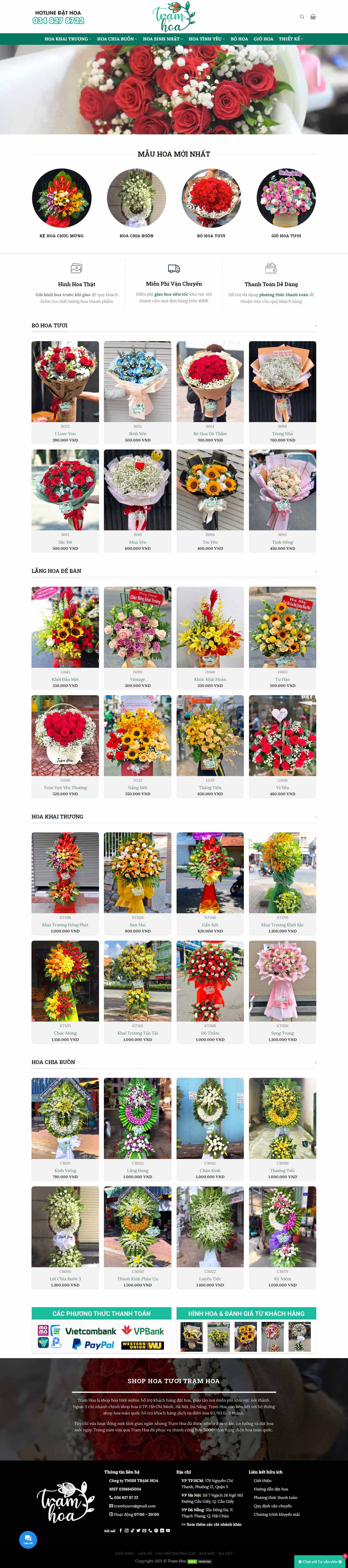 [shophoatuoidep] Thiết kế Website Web huyện Củ Chi - tramhoacom