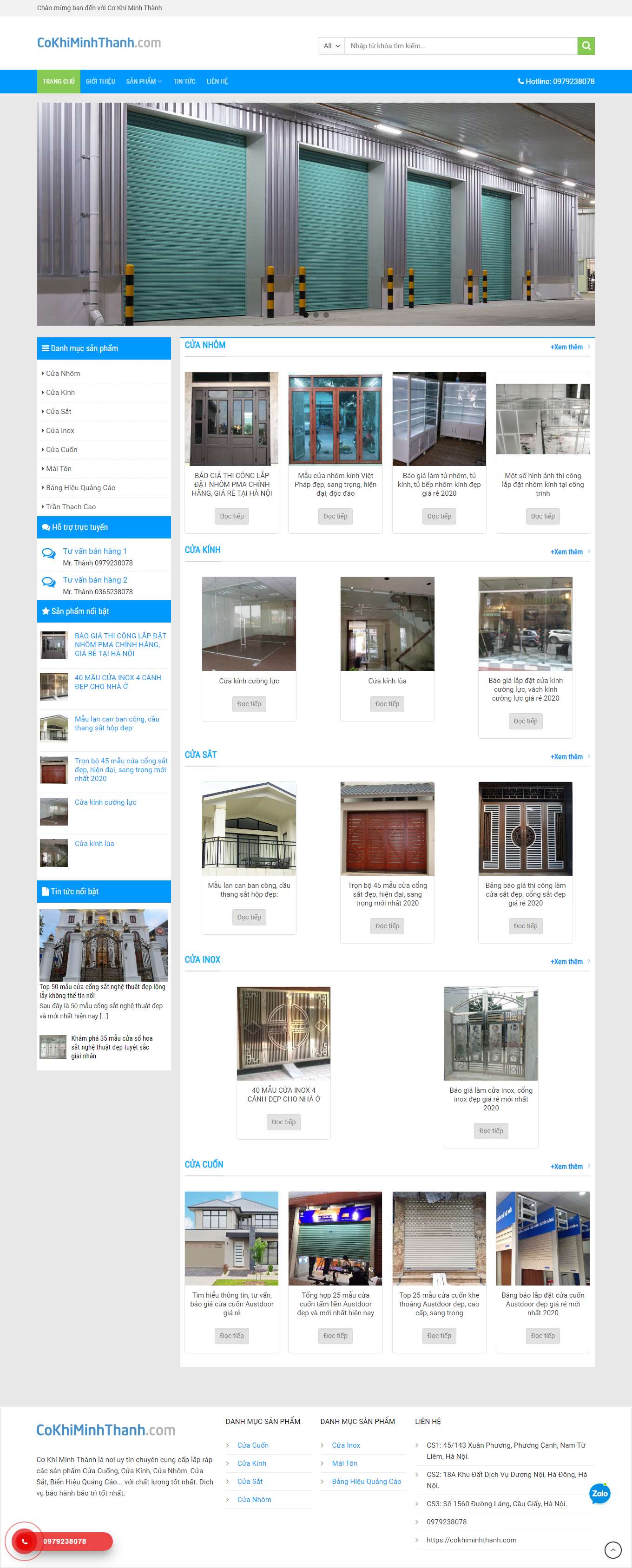 [vivianvienthammy] Thiết kế Website Web huyện Nhà Bè - cokhiminhthanhcom