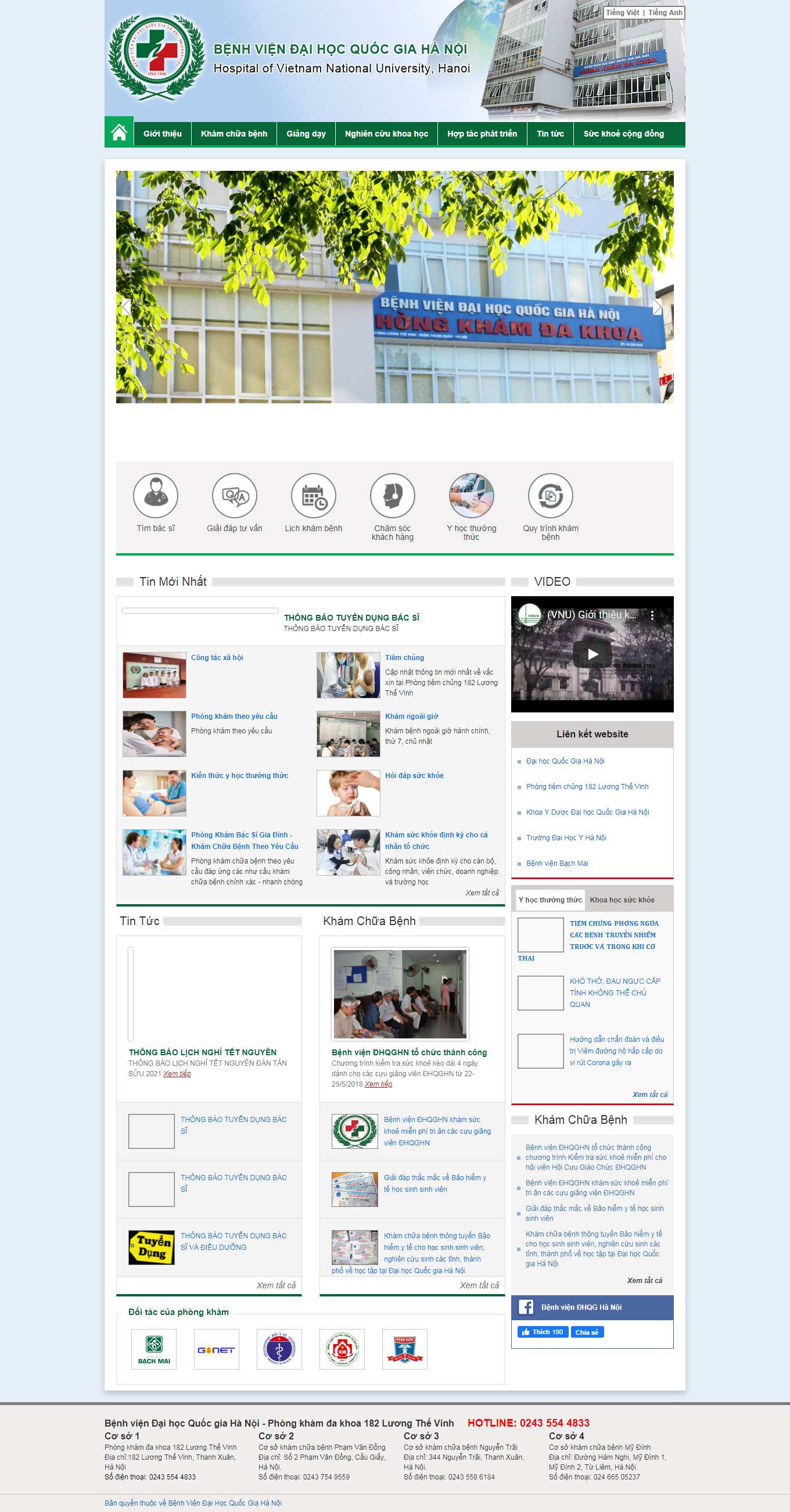 [yhoccongdong] Thiết kế Website Web y học - benhviendhqghncom