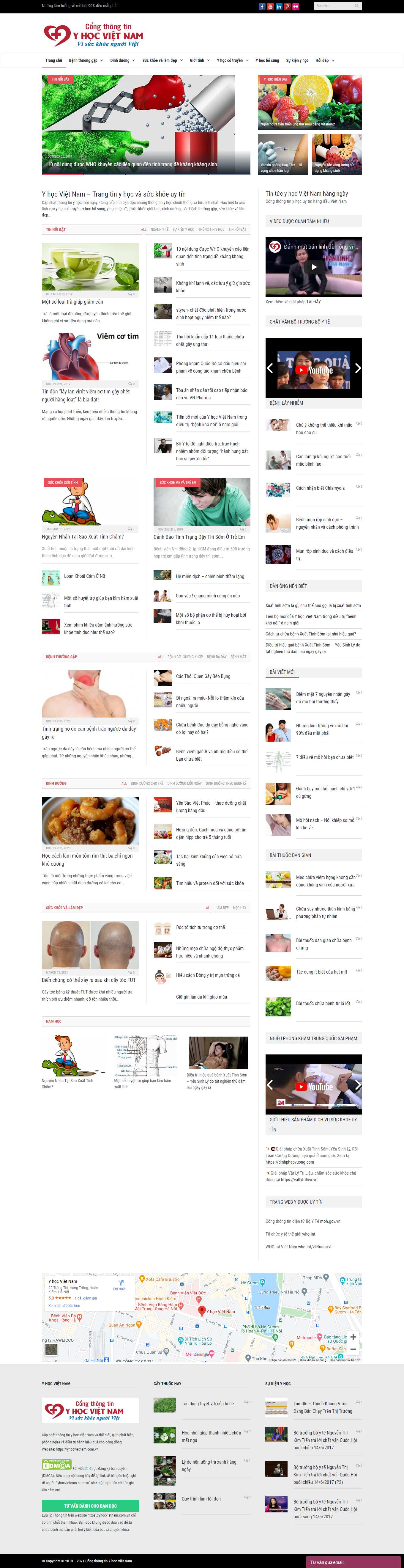 [yhoccongdong] Thiết kế Website Web y học - yhocvietnamcomvn