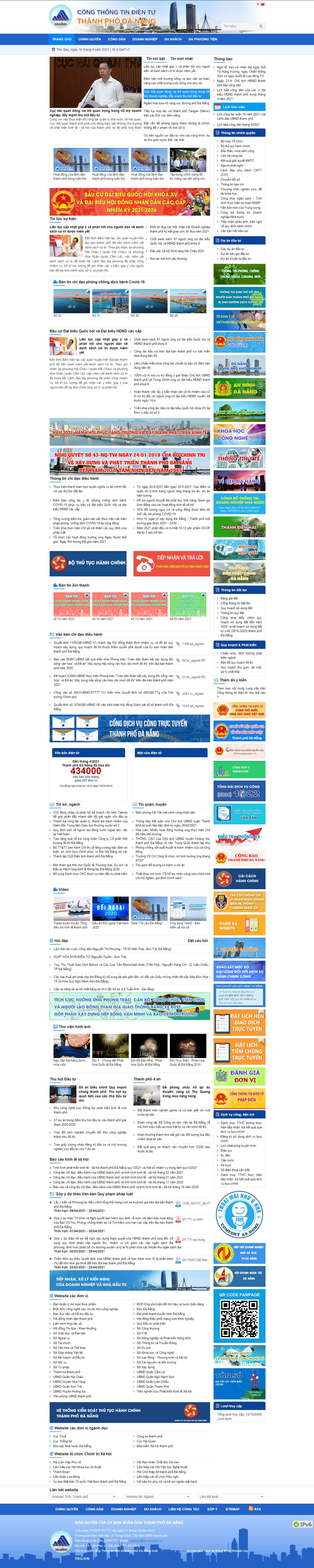 [hanoi] Thiết kế Website Web Ủy Ban Nhân Nhân - wwwdananggovvn